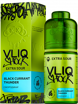 Ароматизатор VLIQ Shock "Смородина / Black Currant Thunder" 15мл (на 30мл)